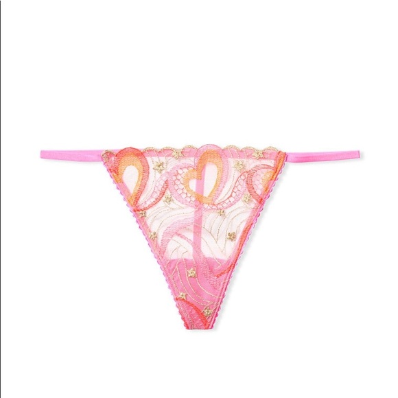 Victorias Secret The Lacie Pinnacle V-String Heart Panty - Picture 5 of 7